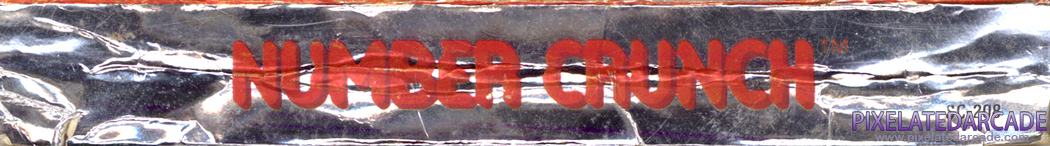 Number Crunch Cover Art: Bottom Spine