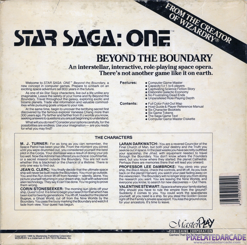 Star Saga: One - Beyond the Boundary Cover Art: Star Saga: One - Beyond the Boundary Cover Art:
