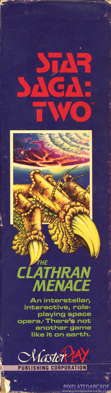 Star Saga: Two - The Clathran Menace Cover Art: Right Spine Star Saga: Two - The Clathran Menace Cover Art: Right Spine