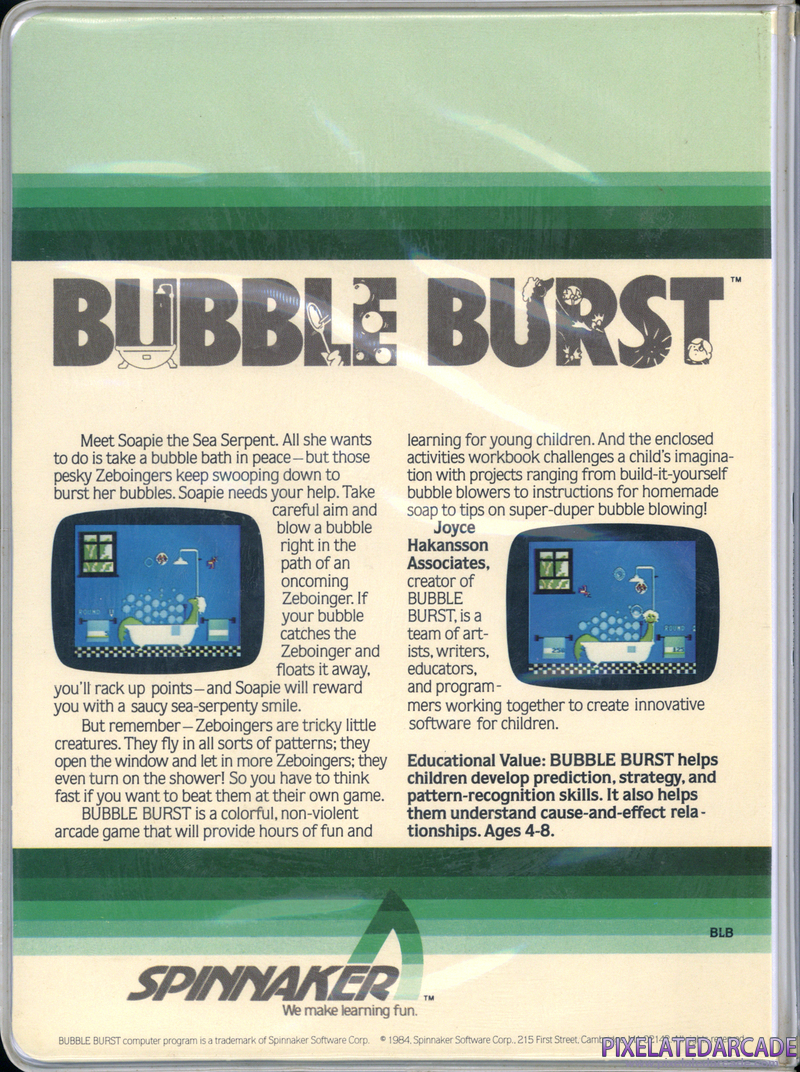 Bubble Burst Cover Art: Bubble Burst Cover Art: