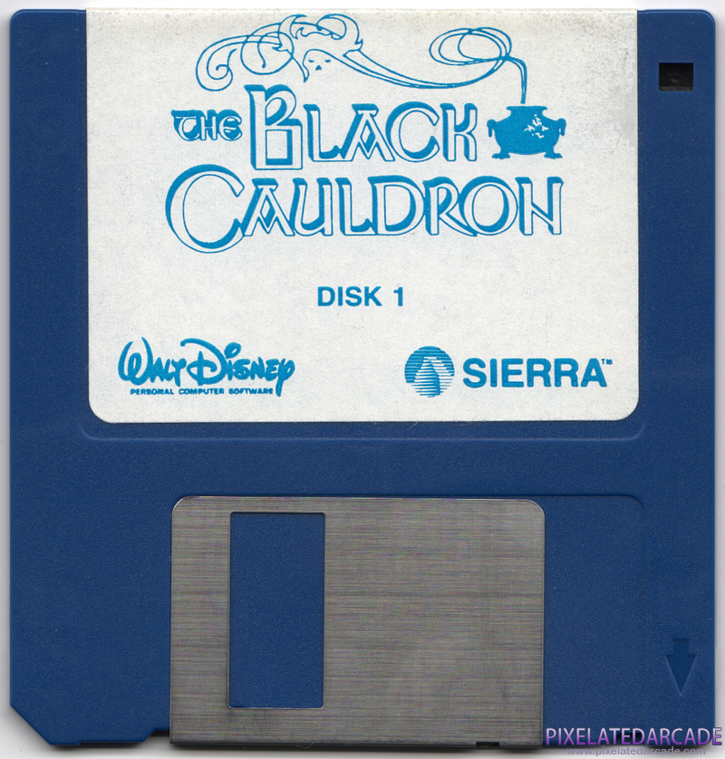 Black Cauldron, The Cover Art: Disk 1 of 1 - Front Black Cauldron, The Cover Art: Disk 1 of 1 - Front
