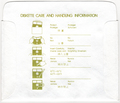 Disk Sleeve - Back