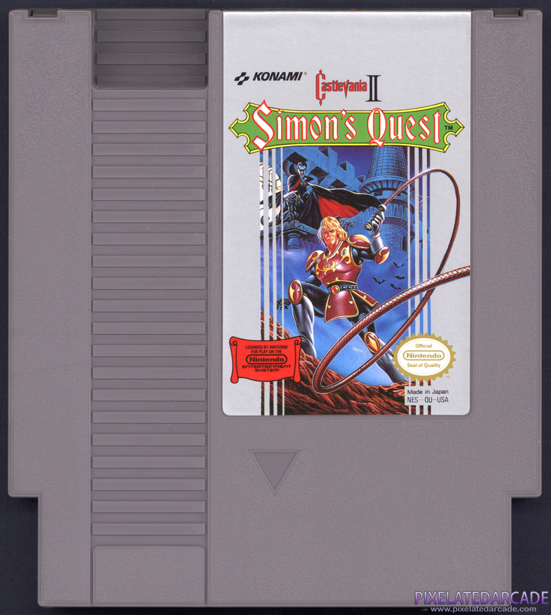 Castlevania II: Simon's Quest Cover Art: Front