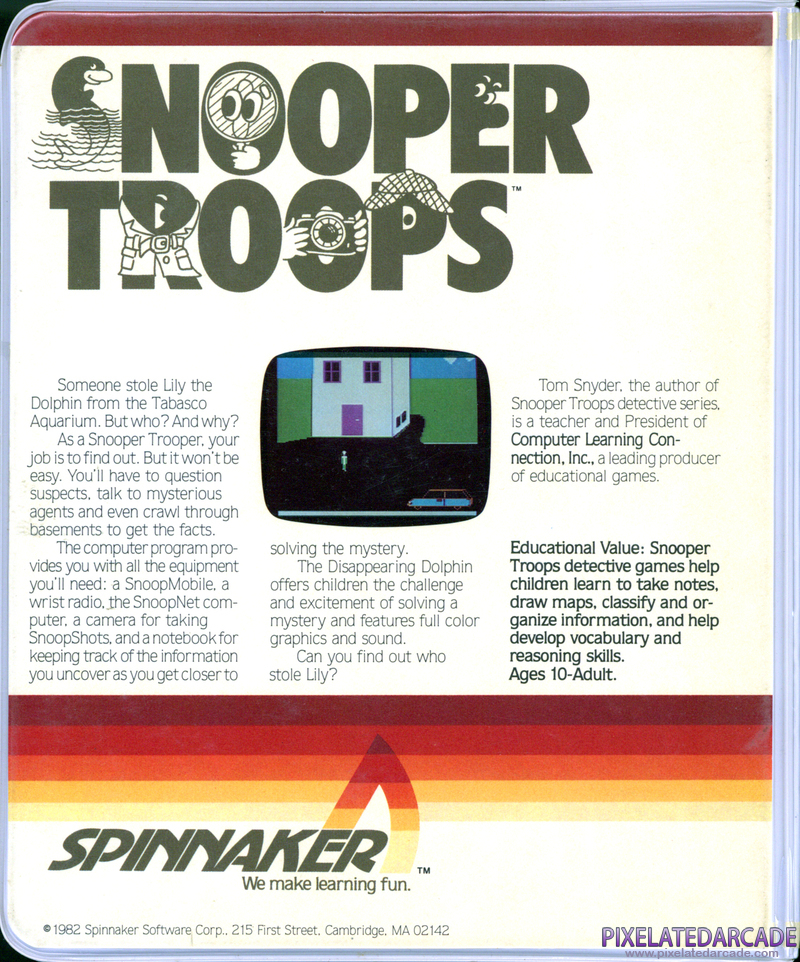Snooper Troops: Case #2 - The Disappearing Dolphin Cover Art: 