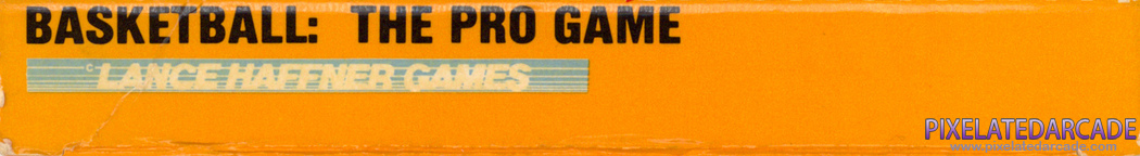 Basketball: The Pro Game Cover Art: Top Spine