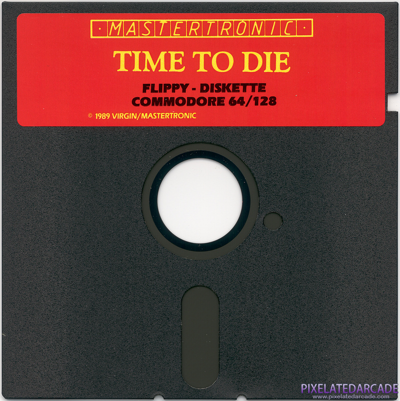 Borrowed Time Cover Art: Commodore 64 disk Borrowed Time Cover Art: Commodore 64 disk