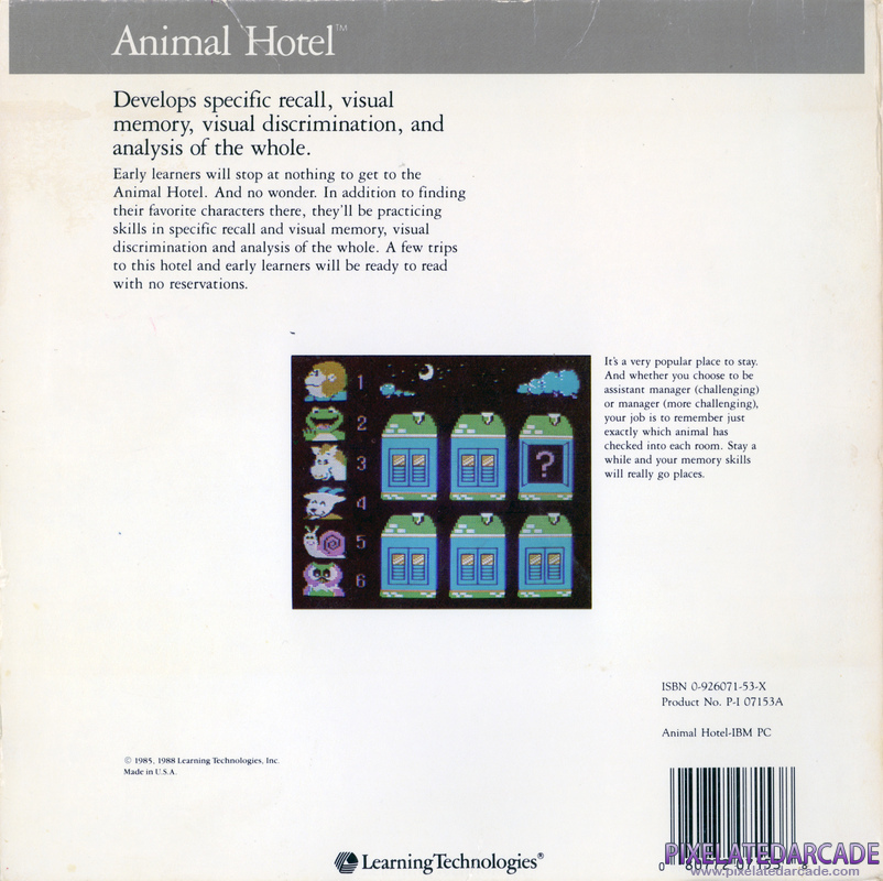 Animal Hotel Cover Art: Animal Hotel Cover Art: