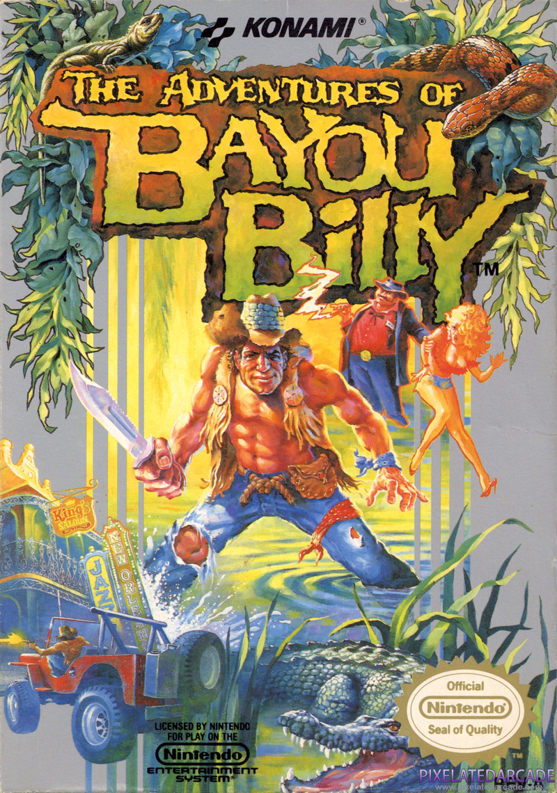 Adventures of Bayou Billy, The Cover Art: Adventures of Bayou Billy, The Cover Art: