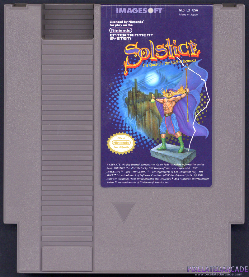 Solstice: The Quest for the Staff of Demnos Cover Art: Front Solstice: The Quest for the Staff of Demnos Cover Art: Front