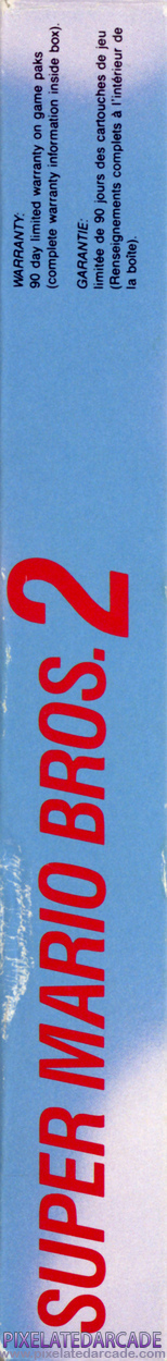Super Mario Bros. 2 Cover Art: Right Spine Super Mario Bros. 2 Cover Art: Right Spine