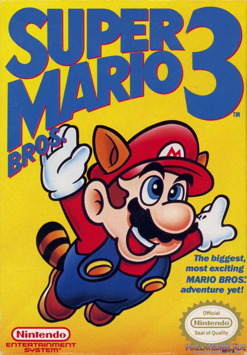 Super Mario Bros. 3 Cover Art: Super Mario Bros. 3 Cover Art: