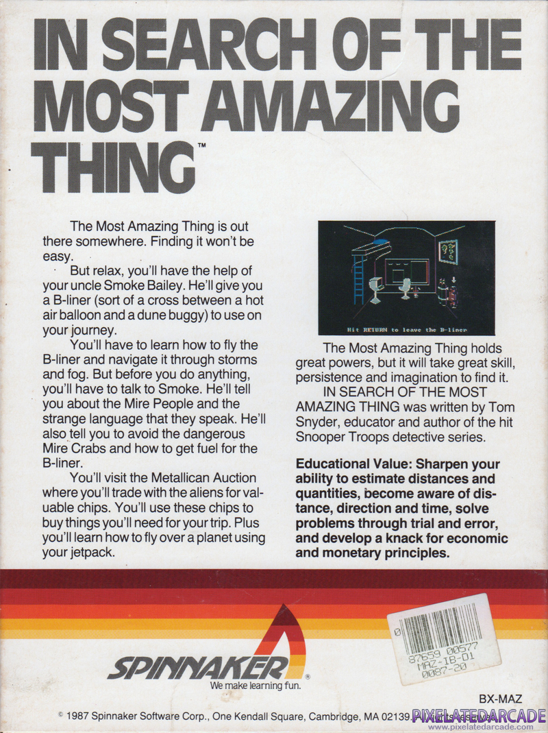 In Search of the Most Amazing Thing Cover Art: In Search of the Most Amazing Thing Cover Art: