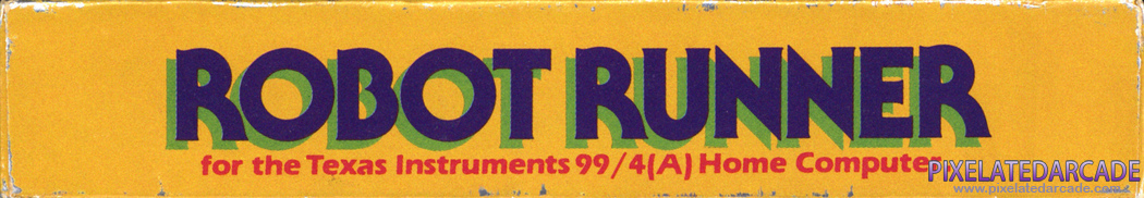 Robot Runner Cover Art: Top Spine Robot Runner Cover Art: Top Spine