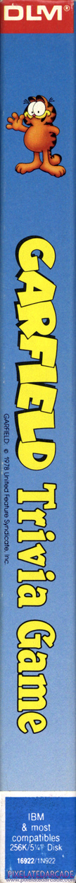 Garfield Trivia Game Cover Art: Left Spine