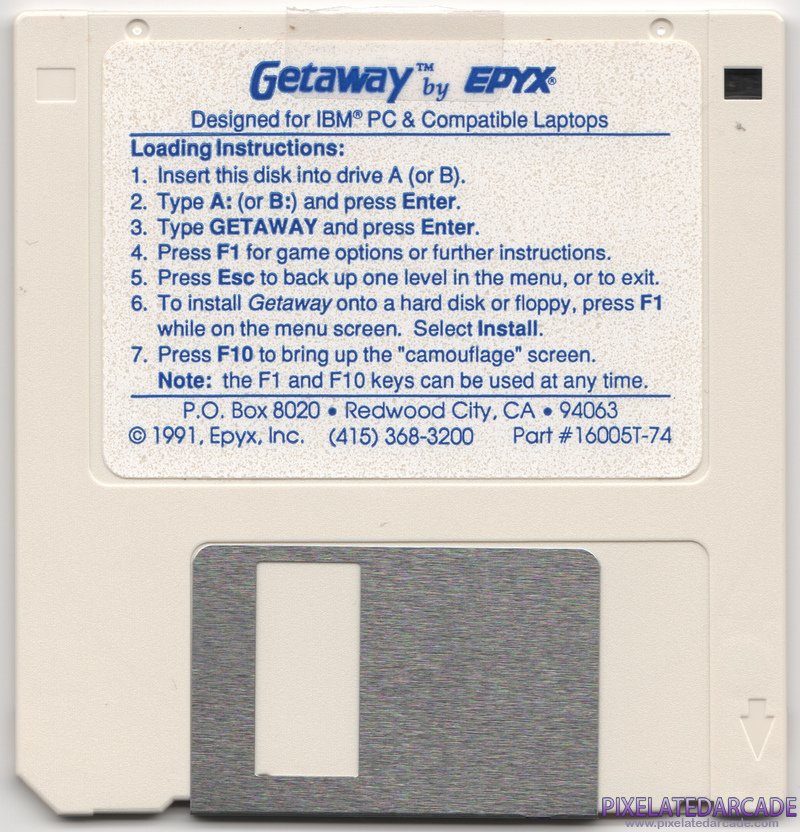Getaway Cover Art: Getaway Cover Art: