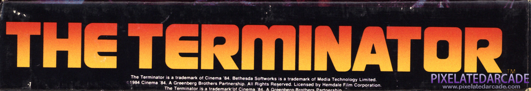 Terminator, The Cover Art: Bottom Spine Terminator, The Cover Art: Bottom Spine