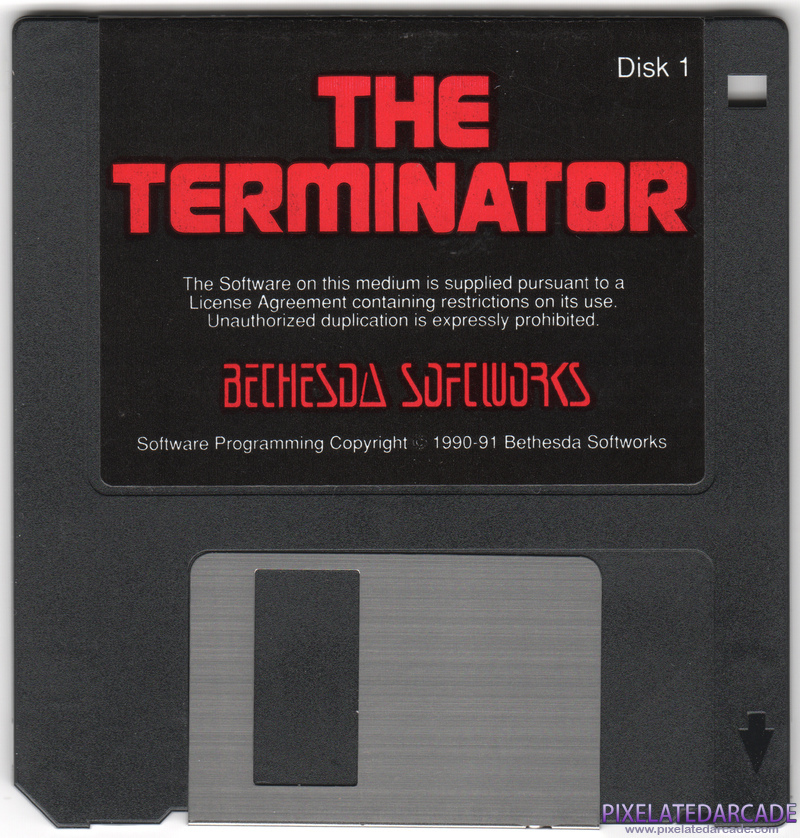 Terminator, The Cover Art: Disk 1 of 4 - Front Terminator, The Cover Art: Disk 1 of 4 - Front