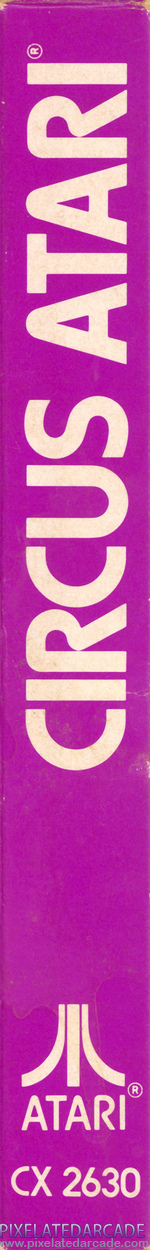 Circus Atari Cover Art: Right Spine Circus Atari Cover Art: Right Spine