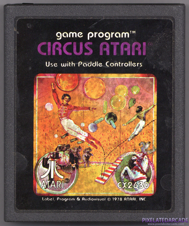 Circus Atari Cover Art: Front Circus Atari Cover Art: Front