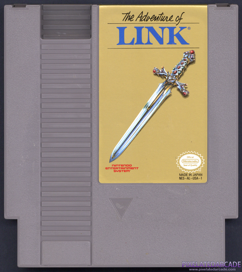 Zelda II: The Adventure of Link Cover Art: Front