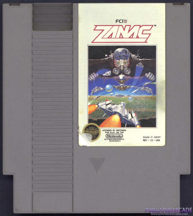 Zanac Cover Art: Front Zanac Cover Art: Front