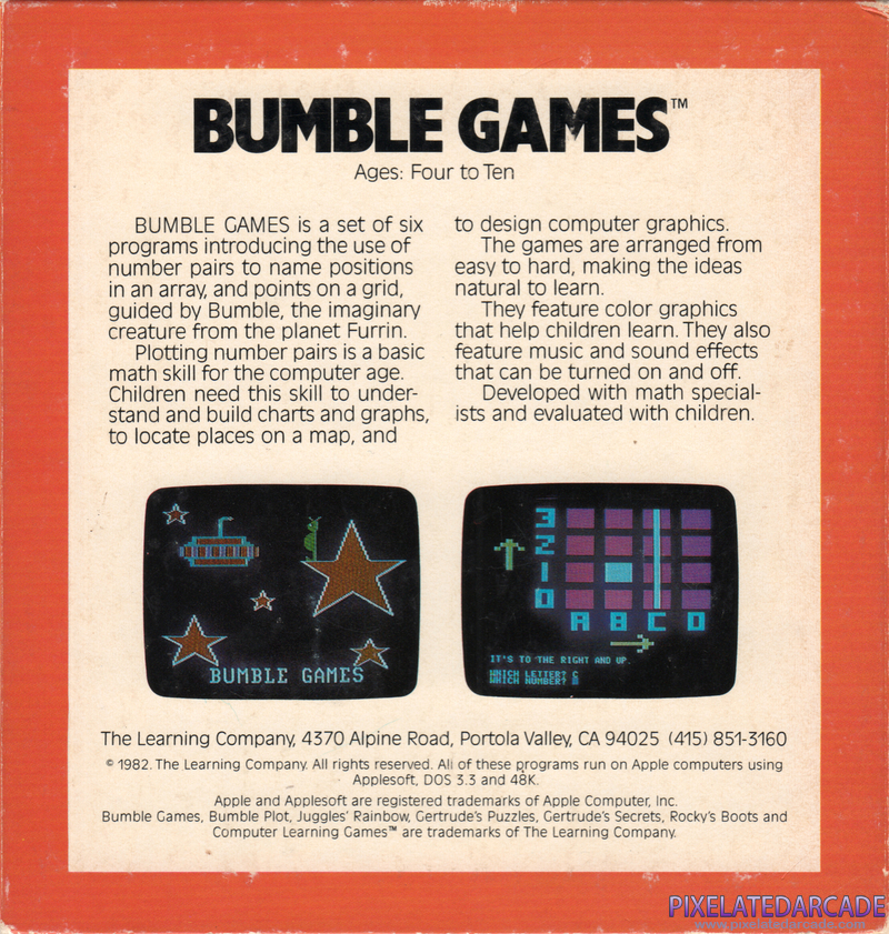 Bumble Games Cover Art: 