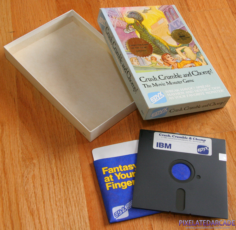 Crush, Crumble and Chomp! Cover Art: Crush, Crumble and Chomp! box and game disk Crush, Crumble and Chomp! Cover Art: Crush, Crumble and Chomp! box and game disk