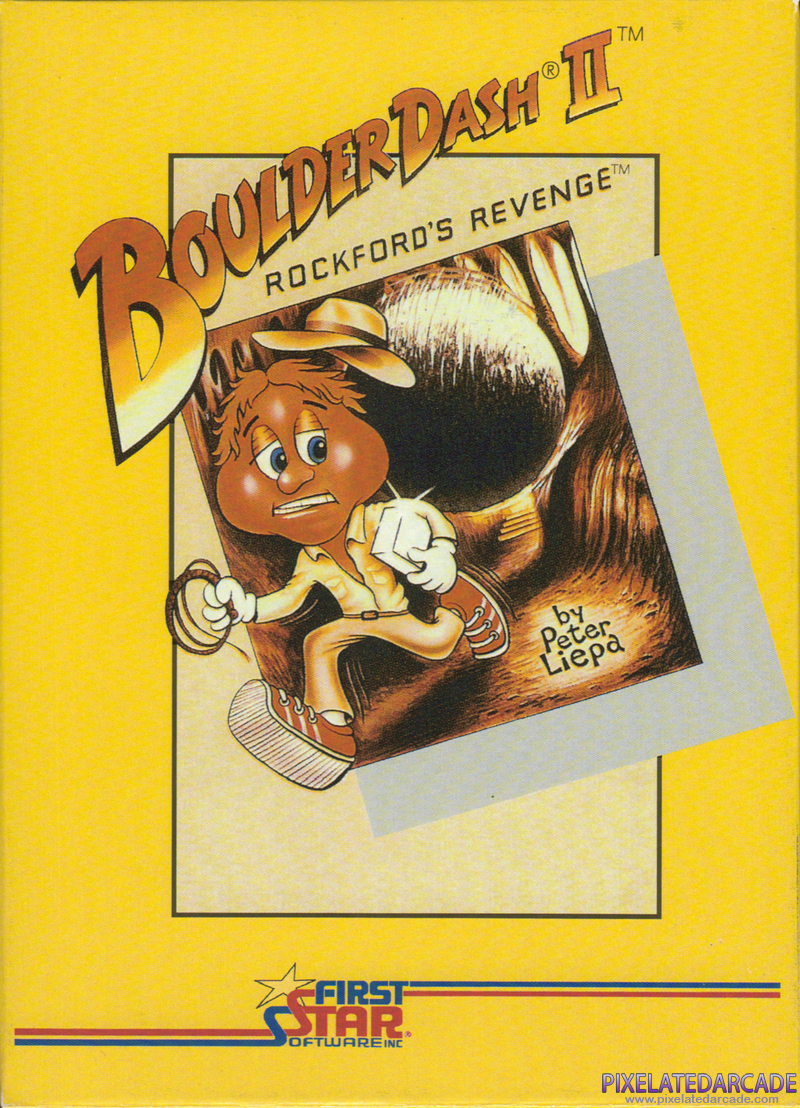 Boulder Dash II: Rockford's Revenge Cover Art: 