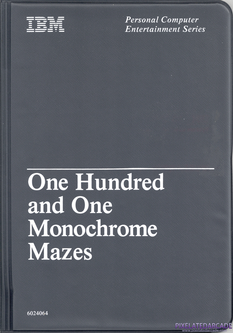 One Hundred and One Monochrome Mazes Cover Art: One Hundred and One Monochrome Mazes Cover Art: