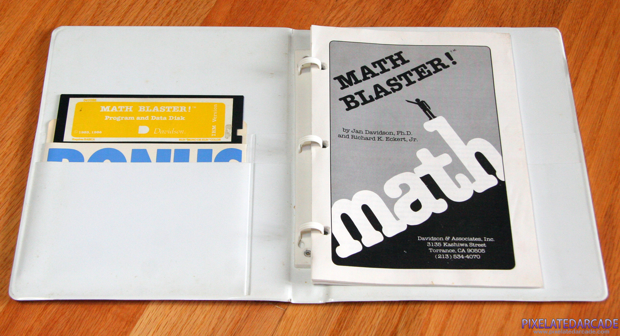 Math Blaster! Cover Art: Math Blaster! Cover Art: