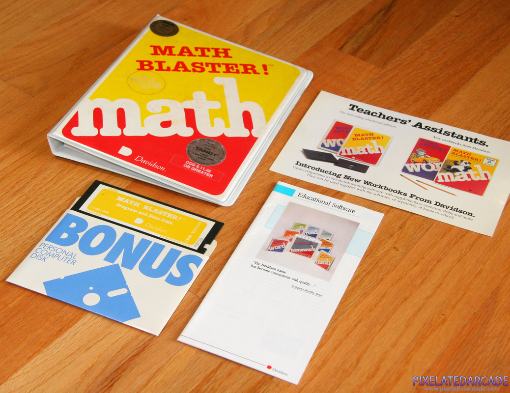 Math Blaster! Cover Art: Math Blaster! Cover Art: