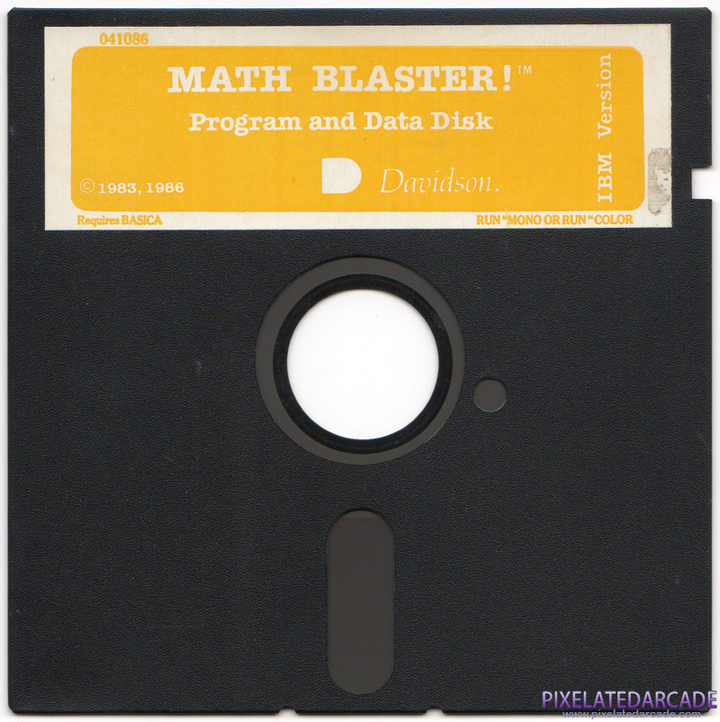 Math Blaster! Cover Art: Math Blaster! Cover Art: