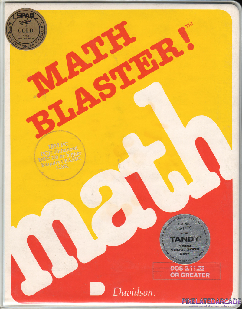 Math Blaster! Cover Art: Math Blaster! Cover Art: