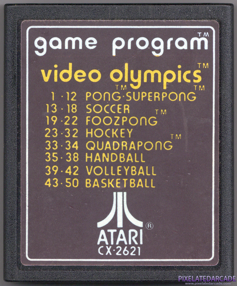 Video Olympics Cover Art: Front Video Olympics Cover Art: Front
