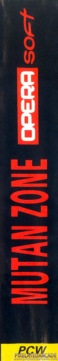 Mutan Zone Cover Art: Left Spine Mutan Zone Cover Art: Left Spine