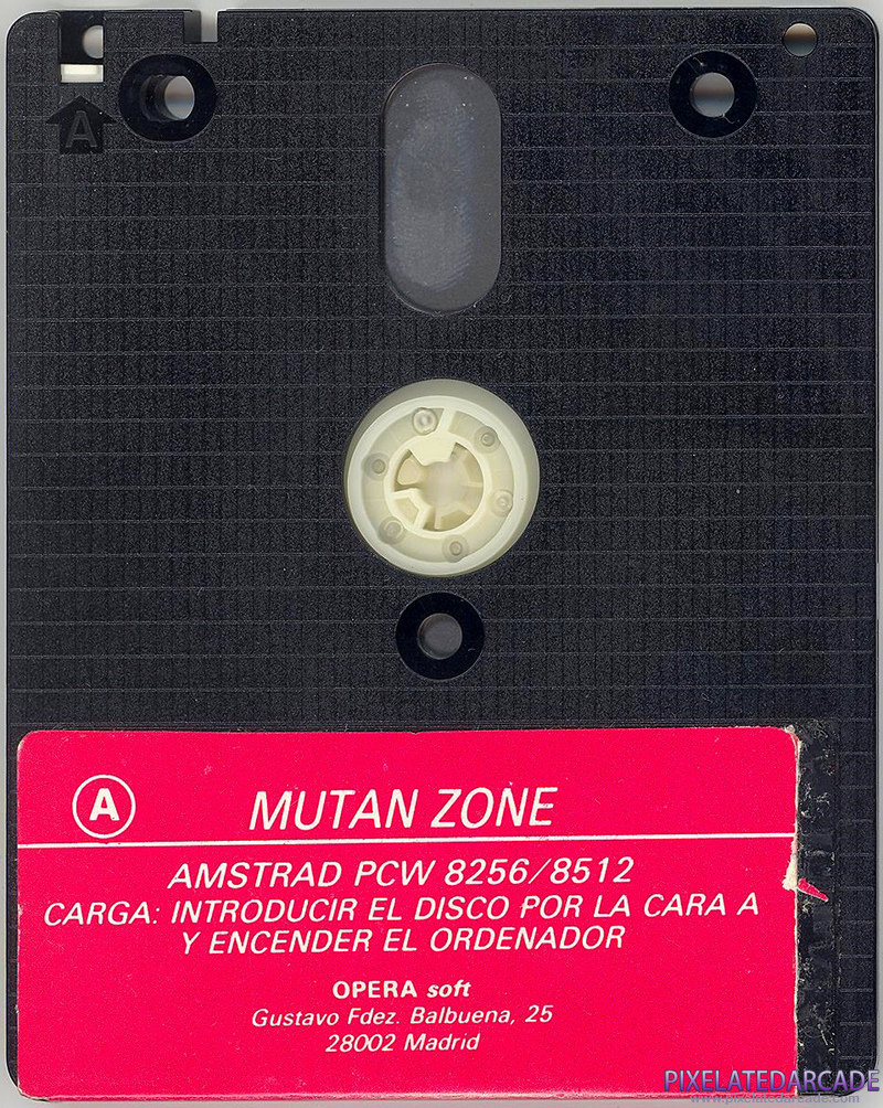 Mutan Zone Cover Art: Disk 1 of 2 Mutan Zone Cover Art: Disk 1 of 2