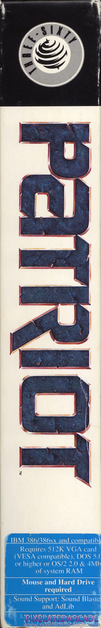 Patriot Cover Art: Left Spine