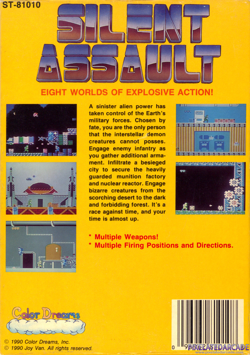 Silent Assault Cover Art: Silent Assault Cover Art: