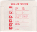 Disk Sleeve - Back