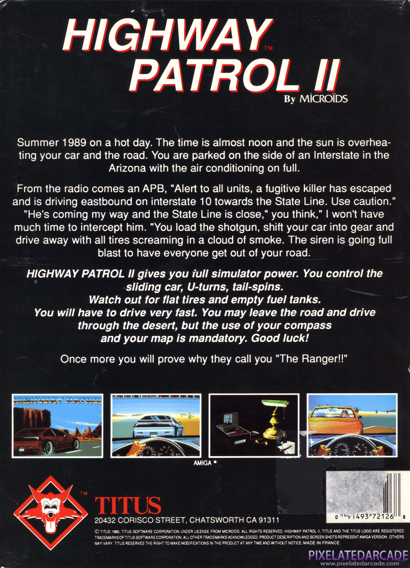Highway Patrol II Cover Art: 