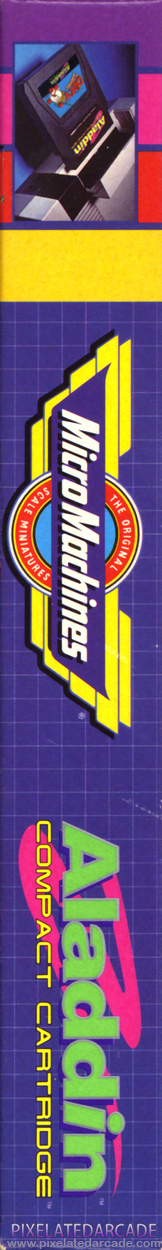 Micro Machines Cover Art: Left Spine Micro Machines Cover Art: Left Spine