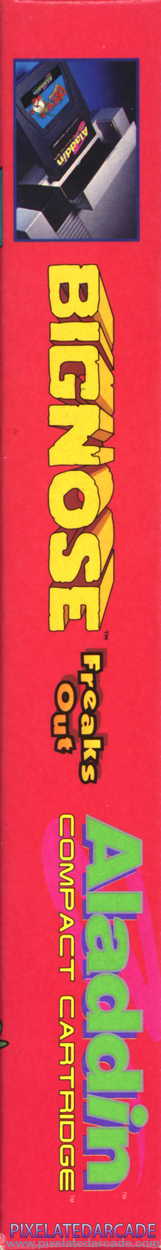 Big Nose Freaks Out Cover Art: Left Spine Big Nose Freaks Out Cover Art: Left Spine