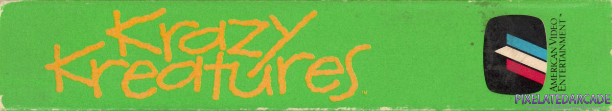 Krazy Kreatures Cover Art: Top Spine Krazy Kreatures Cover Art: Top Spine