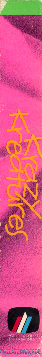 Krazy Kreatures Cover Art: Left Spine Krazy Kreatures Cover Art: Left Spine