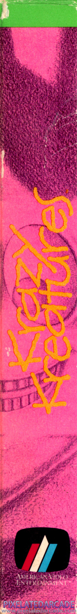 Krazy Kreatures Cover Art: Right Spine Krazy Kreatures Cover Art: Right Spine