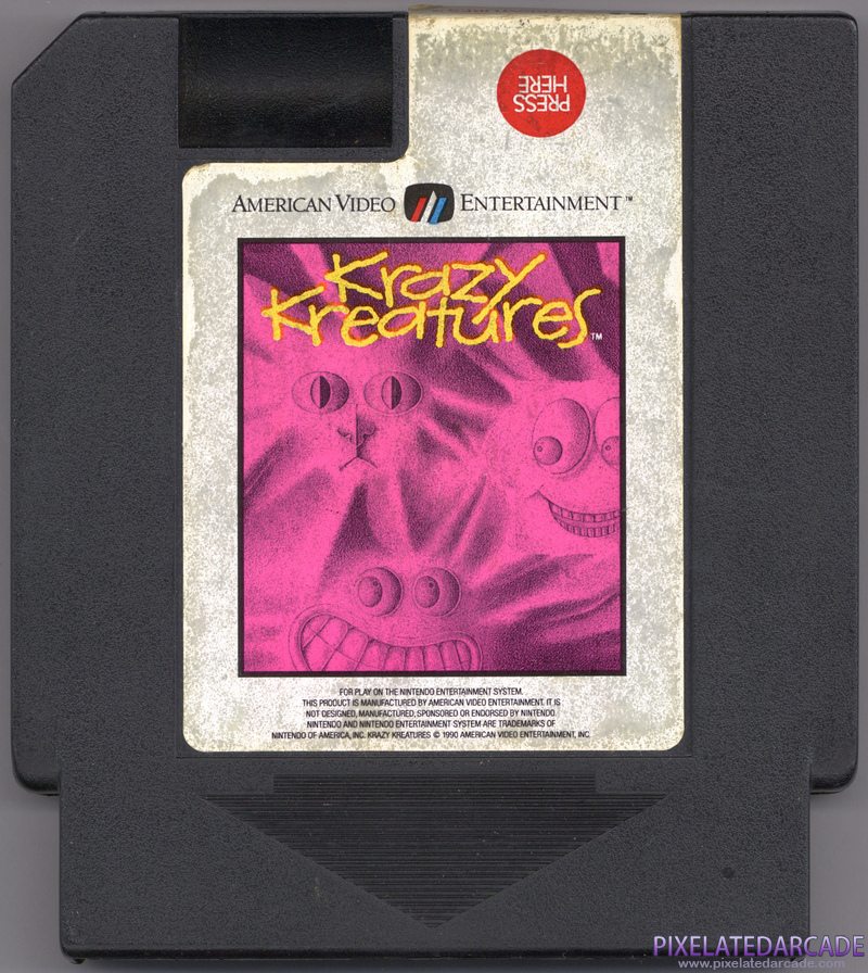 Krazy Kreatures Cover Art: Front Krazy Kreatures Cover Art: Front