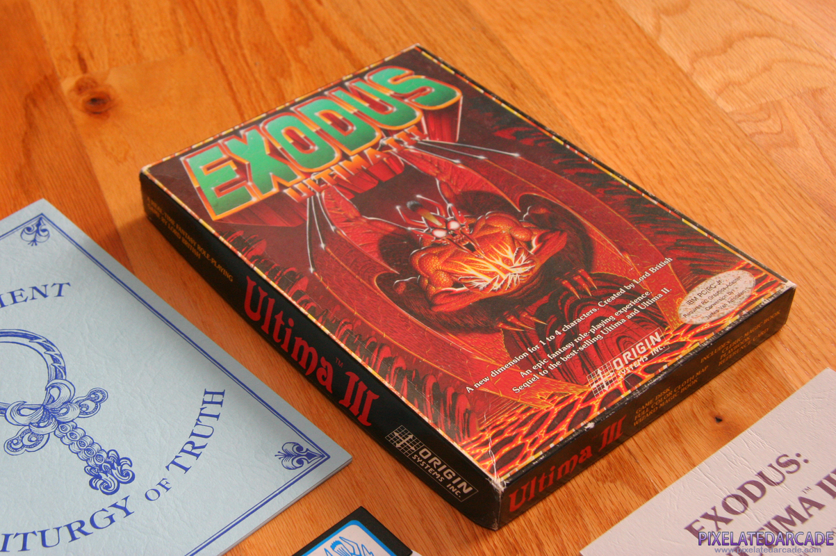 Exodus: Ultima III Cover Art: Exodus: Ultima III Cover Art: