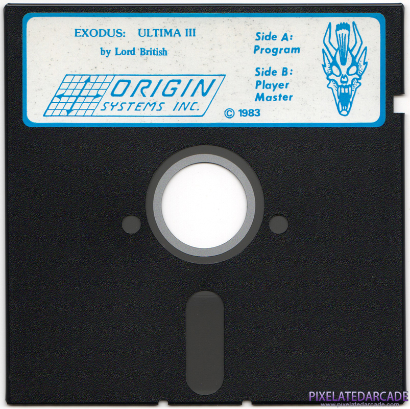 Exodus: Ultima III Cover Art: 