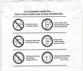 Disk Sleeve - Back