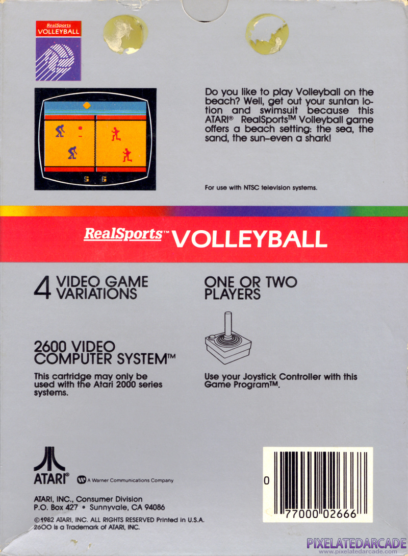 RealSports Volleyball Cover Art: RealSports Volleyball Cover Art: